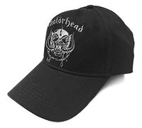 Motorhead Baseball Cap Band Logo Warpig Sonic Silver Official Black Strapback One Size