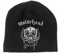 Motorhead Beanie Hat Warpig England Band Logo Official Black One Size