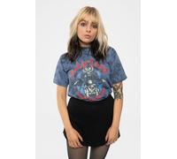 Motorhead Born To Lose Biker Dye Wash T-Shirt in Navy | Size: Medium Motorhead Navy M