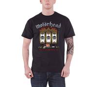 Motorhead Casino Slots T-Shirt in Black | Size: Small Motorhead Black S