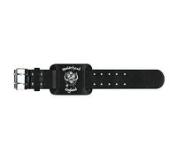 Motorhead England Official New Black Leather Wristband