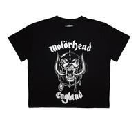 Motorhead England Band Logo Crop Top L