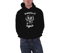 Motorhead England Hoodie in Black | Size: Medium Motorhead Black M