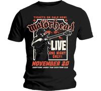 Motorhead Firepower Flyer T-Shirt in Black | Size: Large Motorhead Black L