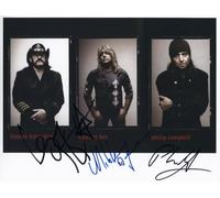 Motorhead FULLY SIGNED Photo 1st Generation PRINT Ltd 150 + Certificate (1)
