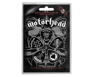 Motorhead Guitar Pick Plectrum Pack X 5 England Band Logo Black Motorhead Black