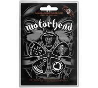 Motorhead Guitar Pick Plectrum Pack X 5 England Band Logo Official Black One Size
