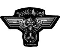 Motorhead Hammered sew on patch (shaped with wings) (mm)