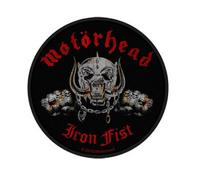 Motorhead Iron Fist Skull Official Circular Patch 10cm - Officially Licensed, Denim Jacket Ready, Great Gift for Fans