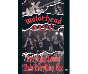 MOTORHEAD LIVE EVERYTHING LOUDER THAN EVERYTHING ELSE DVD Music Concert New UK R
