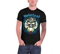 Motorhead Men Overkill Short Sleeve T-Shirt, Black, Medium