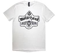 Motorhead Men's 50 Years Ace Wings Emblem T-Shirt in White | Size: 2XL Motorhead White 2XL