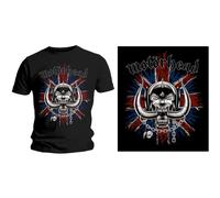 Motorhead Men's British War Pig T-Shirt in Black | Size: Small Motorhead Black S