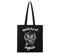 Motorhead Men's England Cotton Tote Bag in Black Motorhead Black One Size