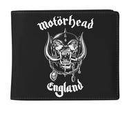 Motorhead Men's England Wallet in Black Motorhead Black One Size