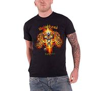 Motorhead Men's Inferno Mens Short Sleeve T-Shirt, Black, Small