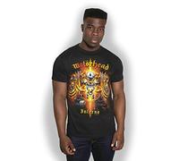 Motorhead Men's Inferno Mens Short Sleeve T-Shirt, Black, X-Large