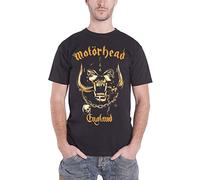 Motorhead Men's Mustard Pig Short Sleeve T-Shirt, Black, Small