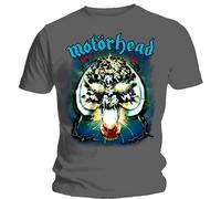 Motorhead Men's Overkill T-Shirt in Charcoal | Size: XL Motorhead Charcoal XL