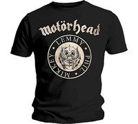 Motorhead Men's Undercover Seal Newsprint T-Shirt Black