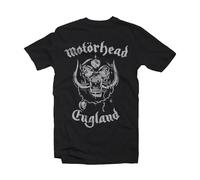 (XL, Black) Motorhead England Warpig Tee
