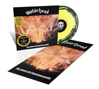 Motorhead 'No Sleep 'Til Hammersmith (Live)' (50th Anniversary Edition) LP Yellow & Black Splatter Vinyl