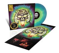 Motorhead 'Overkill' (50th Anniversary) LP Turquoise & Blue Splatter