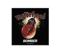 Motorhead Patch Bomber Band Logo Official New Black Cotton Sew On 10cm x 10cm