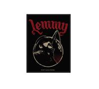 Motorhead Patch Lemmy Microphone Pose Official Black Cotton Sew On 10cm x 7cm