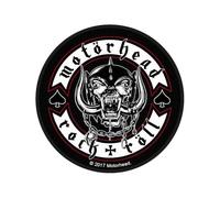 Motorhead Patch Rock and Roll Biker Badge Official Black Cotton Sew On Circular Accessory Size