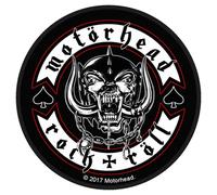 Motorhead Patch Rock & Roll Biker Badge Official Black Cotton Sew On Circular Motorhead Black