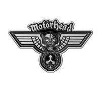 Motorhead Pin Badge Hammered Band Logo Metal Lapel 4.5cm x 2.5cm in Grey | Size: 4.5 cm x 2.5 cm Motorhead Grey 4.5 cm x 2.5 cm