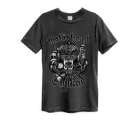 Motörhead Amplified Collection - Snaggletooth Men T-Shirt Charcoal S, 100% Cotton, Regular