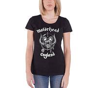 Motorhead T Shirt England Band Logo Official Womens Black XXL