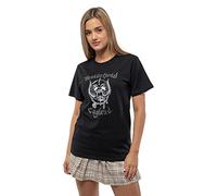 Motorhead T Shirt England Diamante Band Logo Official Unisex Black S
