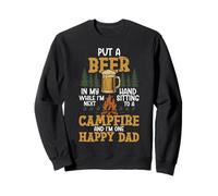 Motorhome Camping Retro Beer Put A Beer In My Hand While I'm Sweatshirt