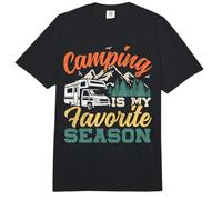 Motorhome Camping Retro Camping is My Favorite Season Comfort Colors Adult Heavyweight T-Shirt