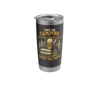 Motorhome Camping Retro Drinking Alcohol Beer Take Me Stainless Steel Insulated Tumbler