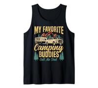Motorhome Camping Retro Family Caravan Rv Trailer My Tank Top