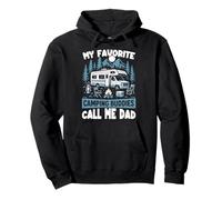 Motorhome Camping Retro Family My Favorite Camping Buddies Pullover Hoodie