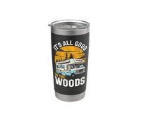 Motorhome Camping Retro It's All Good in The Woods Stainless Steel Insulated Tumbler