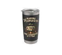 Motorhome Camping Retro Making Memories One Campsite At A Stainless Steel Insulated Tumbler