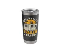 Motorhome Camping Retro Upper Class Trailer Trash Stainless Steel Insulated Tumbler