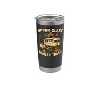 Motorhome Camping Retro Upper Class Trailer Trash Stainless Steel Insulated Tumbler