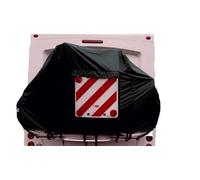 Motorhome/Caravan 2 Bike Cover STANDARD For Rear Vehicle Wall Mounted Style Bike Racks (Black)