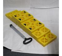 Motorhome Caravan Levelling Ramp Blocks 10pc (Carry Handle Camper Van Level Up Jack Pads)