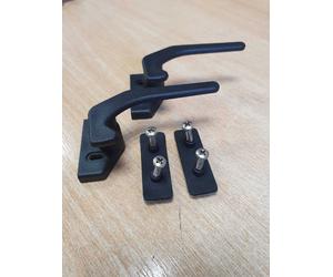 MOTORHOME CARAVAN WINDOW CATCH FOR POLYPLASTIC WINDOW x 2