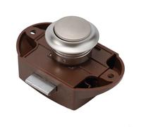 Motorhome Cupboard Lock Easy to Use Push Button Latch for Cabinets and Drawers
