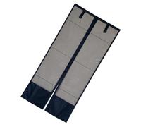 Motorhome Doorway Screen Curtain with Center Opening | Black Fine-Mesh Panels, Doorway Barrier, with Finished Borders and a Practical Split Layout