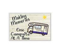 Motorhome Fridge Magnet - Making Memories One Campsite at a Time - Holiday Novelty Gift Present